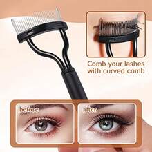 2 Pcs de Sombras de Ojos de 12 Colores Paleta de Nude Matte Smokey Shimmer itter Kit de Paleta de Maquillaje de Belleza Profenal a prueba de agua con pincel de Maquillaje de Doble Punta AB - AMatteBPearlescent - Ver 6