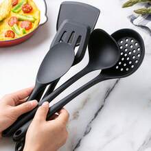 5pcs/Set Non-Stick Silicone Cooking Utensil Set, Heat Resistant Spatula Set, Reusable Kitchen Tools Set, Dishwasher , Portable Silicone Cooking Utensils Set, Heat Resistant Kitchen - Multicolor - View 11