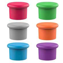 1pc Silicone Wine/Champagne Bottle Stopper, Reusable Silicone Wine/Beer Bottle Sealer, Champagne Beverage Airtight Seal, Silicone Bottle Cap, Easy To Use With Good Sealing Performance