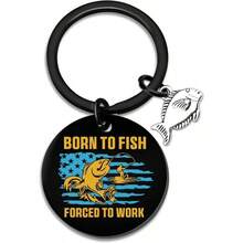 Regalos de pesca para hombres, regalos de pescador geniales para amantes de la pesca, regalo nico de pesca para hombres, regalo de pesca para Navidad, cumpleaos, da del padre, calcetines de pesca - inicial - Ver 2