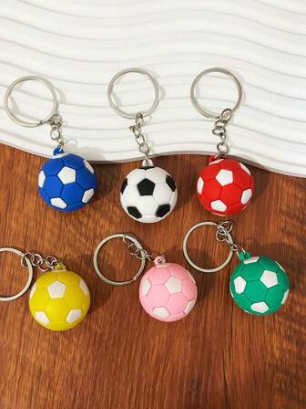 1/6pcs Of Soccer Star Jersey Keychains Set - Cute Surprise Perfect Small Gift For Nephew/Niece/Football Lovers/Teacher Student/Team Building Favor/Classmate Exchange Gift/Football Theme Birthday Party Goodie Bag Filler (2026 World Cup Edition)