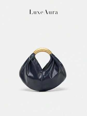 Bolso de mano decorativo de metal, adecuado para fiestas, banquetes, de alta gama, versátil, bolso de mano para compras y uso diario