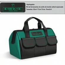 Durable, Strong Canvas, Thickened Oxford Tool Case, Portable, Multi-Functional, Maintenance C-0085 - 軍綠色 - 查看 2