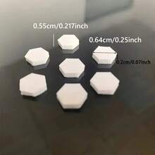 240/480/720/1200 件重型双面六角泡棉胶带 - 创意手工 DIY 胶带，高粘性泡棉胶，适用于零售商、车间和商店