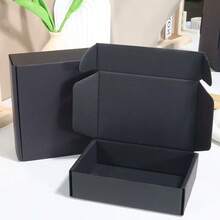 1个礼品包装盒，瓦楞纸盒，纸板盒，快递包装盒，包装材料，飞机纸箱，包装盒，礼品盒，瓦楞纸板盒，快递盒，包装盒 - 彩色 - 查看 1