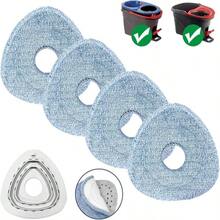 Spin Mop Replacement Base Compatible For EasyWring 1-Tank System, 6 Inch Rotating Triangle Mop Head Cover Plastic Base - MàuC - Xem 1