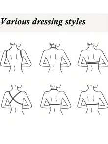 1 pieza de sujetador de recogida de silicona sin costuras - Autoadhesivo sin aro de acero de elevación, diseño liso e invisible, beige, lavar a mano solamente para una comodidad elegante y un aspecto casual, sujetador sin tirantes de elevación de altura, ropa interior cómoda, ropa interior discreta, ropa interior duradera, esencial para la ropa interior, construcción ligera, sujetador autoadhesivo, ropa interior para mujer - Beis - Ver 8