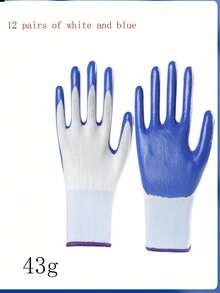 12 pares de guantes de jardín, guantes de trabajo, guantes de trabajo de jardín, herramientas de jardín, guantes de mujer, guantes de hombre, guantes universales para hombres y mujeres