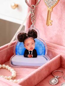 1/3/5pcs Customized Baby Boss Picture Keychain, Boss Baby Afro Birthday, Unique Souvenir, Customized Photo Keychain, Gift For Friends, Family, Birthday Gifts, Easter Gift Valentine's Day Gift, Personalized Customized Gifts, Couple Gifts, Suitable For Home, Office, Car Keys, Etc., Valentine'S Day Men'S Gift, Boyfriend Gift, Personalized Accessory, Backpack Pendant. - Multicolor 3 - View 12