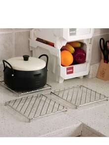 1 Stück minimalistischer, praktischer Stil beige einfarbiger quadratischer hitzebeständiger Tischset, rutschfest, kratzfest, leicht zu reinigen, essentiell für tägliches Essen, Familientreffen, Festivalparty, Tischschutz, sinnvolles Muttertagsgeschenk für Zuhause, Küchenutensilien, Küchengeräte, Heimdekoration, Küchenartikel, Küchenausstattung, Valentinstag - Verschiedenfarbig - Übersicht 6