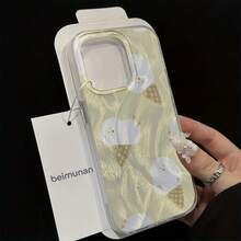 Funda de teléfono simple y linda de helado de pollo Yusha compatible con 17, 16, 15, 14, 13, 12, 11, Pro, regalo perfecto para cumpleaños/Día de San Valentín/pareja, regalo de San Valentín, estilo anime, funda divertida, funda duradera, impresa con, funda moderna, regalo - Multicolor - Ver 8