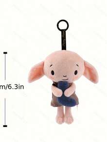 Harry Potter 官方哈利波特系列毛绒玩具，卡通玩偶，多比钥匙扣毛绒吊坠，哈利波特蛋糕吊坠和小袋，圣诞礼物 - 彩色 - 查看 16