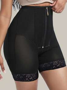 1Pc Women Butt Lifter Panties Hip Enhancer Shapewear Tummy Control Shorts High Waisted Body Shaper Flat-Angle Shaping Panties Underwear Waist Trainer 1pc Seamless Postpartum High Waist Abdomen Control Waist Lifting Shaping Pants, Yoga & Fitness Tight Seamless Workout Perfect Body Shaper,Sports Outdoor Women's High-Waisted Buttoned Hip Lifting Shapewear Tummy Control Body Shaping Panties - Black - View 5