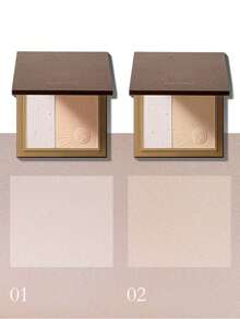 GIRLCULT Phấn phủ nén 02 Fair | Peach Chiffon Haze | Frosted Sugar Refraction | Rose Gold Foil Glow | Kết cấu Airy Breathe | Hạt làm mờ thực vật | Sản phẩm thiết yếu bỏ túi cho bữa tiệc | Bộ quà tặng thuần chay ngày lễ | 13,2g/0,47oz - 02 Hội chợ - Xem 4