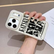 South Korea Girl Group K-KATSEYE Phone Case Compatible With  17, 16E, 16, 15, 14, 13, 12, 11 Pro Max, Air, XR, XS, X, 7, 8 Plus Models, Made Of Soft TPU Matte Double Layer Back Cover, Phone Case Pink Phone Cases  17 Gifts Decoration  17 Pro Case Stitch - 混合顏色 - 查看 4