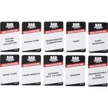 Mattel Games Bad Interviews by Funemployed - Juego de Fiesta para Adultos y para 3 o más Jugadores, Divertido Juego de Cartas de entrevista de Pensamiento rápido(Malas entrevistas) - Multicolor - Ver 4