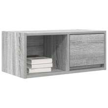 Meuble TV vidaXL, 2 pièces, gris Sonoma, 60 x 31 x 25,5 cm, bois d'ingénierie - Camel - Voir 4