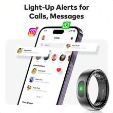 itel Ring 2 智能戒指，具备心率、睡眠和活动监测功能，支持触控和远程操作，电池续航时间长达 5-7 天。 - 金色 - 查看 9
