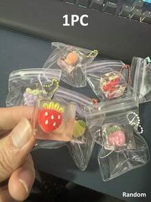 1/10件水果系列透明亮片軟貓爪捏捏玩具，適合男孩女孩，適合上班族與學生，可紓壓趣味，適合所有年齡的派對禮物與生日禮物，粉色，便攜式紓壓捏捏玩具，可放置在辦公桌或隨身攜帶，理想的節日禮物、小禮物裝飾，可愛有趣，適合聖誕禮物、派對禮物、禮物袋填充物、教室獎勵 - 彩色 - 查看 28