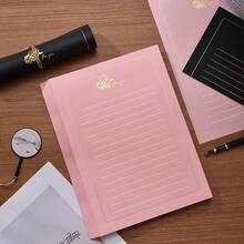 A4 Rose Gold Foil Stationery Paper, Romantic Love Letter Paper, Suitable For Daily Office, Birthday Notes, Gifts, Decorations, DIY Invitations, Thanksgiving, Valentine's Day Cards, Rose Gold Foil Paper - Multicolor - View 9