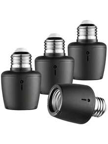 EstiloTendenciaSURAIELEC - Enchufe Con Sensor De Luz, Sensor De Atardecer A Amanecer, Adaptador De Enchufe De Foco E26 E27, Enchufe AutomáTico De FotocéLula Para IluminacióN Exterior, Luz De Porche, LáMparas DeCalidad PremiumVersióN Mejorada - 1 - Ver 2