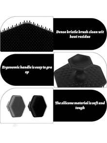 4pcs Silicone Back Scrubber And Soft Bath Glove Set, Exfoliating Body Scraper And Super Foaming Shower Brush Combo, Rich Foam Body Cleansing Tool