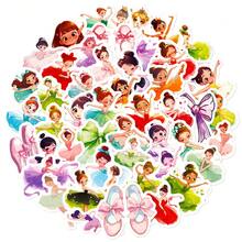 50pcs Dance Graffiti Stickers, Ballet Theme Stickers, Suitable For Birthday Party Decoration, Luggage, Skateboard, Phone Case, Etc., Vinyl Waterproof Stickers, Beautiful And Practical, Suitable For Teenagers And Adults, Also Decoration Material For Vision Board. - Multicolor - View 9