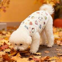 Sanrio 3pcs Hello Kitty Christmas Cat & Dog Plush T-Shirt, Thick & Soft, Printed With Hello Kitty Pattern, Clean & Comfortable, Hand Washable & Reusable, Warm, Suitable For Small Pets, Can Be Used As Pet Vest, Ideal Holiday & Christmas Gift For Small Pets, Also Great For Party Photo Shoots - Multicolor - View 9