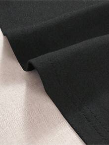 Women's V-Neck Short Sleeve T-Shirt - "Perfectly Imperfect" Back Print, Loose Casual Top, Light Gray And Black Letter Design, All-Season Comfortable, Machine Washable For Daily Wear - 深灰色 - 查看 4