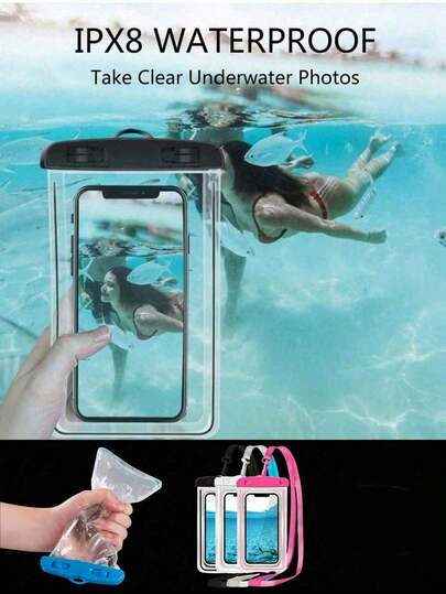 كيس هاتف مقاوم للماء، كيس هاتف مقاوم للماء عالمي، كيس هاتف مقاوم للماء بوسادة هوائية، غطاء هاتف مقاوم للماء للسباحة والغطس تحت الماء، حقيبة هاتف جافة للشاطئ، حقيبة رياضية للهاتف الذكي، حقيبة رياضية، سفر عطلة، حقيبة سباحة صيفية، كيس هاتف مقاوم للماء عالمي، غطاء هاتف مقاوم للماء، رياضات مائية، اكسسوارات السباحة