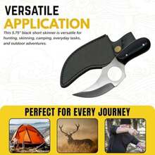 Szco Supplies Black(Short Skinner Knife) - Multicolor - Ver 6