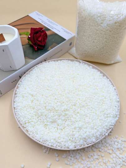 100/500/1000 جرام شمع صويا نقي على شكل حبيبات، مواد طبيعية خالية من المضافات، مستلزمات صناعة شموع بلا دخان DIY لديكور المنزل، شموع معطرة، شموع كوب، هدايا عيد الأم، عيد الحب، هدايا للنساء، مواد إنتاج حرفي منزلي