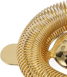 Coladores De Cócteles, Colador De Barra De Acero Inoxidable, Colador De Cócteles Para Camarero, Colador De Bebidas Para Camarero, Colador De Cócteles De Barra De Acero Inoxidable(Dorado) - dorado - Ver 10