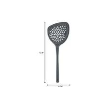 Girador de verduras, de silicona y nailon, para tostar/servir, resistente al calor hasta 400 F, carbn - Carbón vegetal - Ver 6