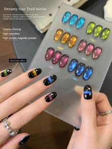 XEIJAYI 6 culori 15ml reflectorizant ochi de pisică magnetic gel de unghii înmuiere gel UV LED salon feminin arta unghiilor instrumente moda holografică arta unghiilor