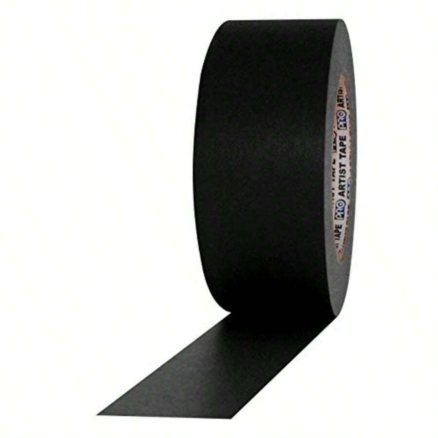 ProTapes Artist Tape Flatback Printable Board Tape, ,(2" (Pack of 1) Negro) - Multicolor - Ver 1