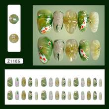 30pcs, 3D Lotus Pond Moonlight, Translucent Flowers, Koi Carp Gradient, Sweet And Versatile Style, Detachable Nail Art. - 1 - View 6