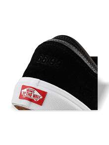 Vans Rowley经典男女通用运动鞋 透气轻便 弹性好 多功能 运动户外 日常上学 黑色 银灰色 VN0009QJKOU1 - 黑色/銀灰色 - 查看 6