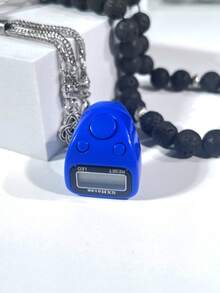 LED Display Screen, Elegant Appearance, Rhinestone Finger Counter, Easy To Wear On Hand, Suitable For Prayer Counting, Exercise Counting, Knitting Counting, Etc. - Multicolor - View 11