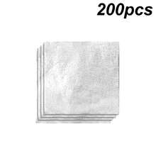 200 tờ giấy bạc nhôm vuông vàng 4"X4", vật liệu tái sử dụng để đóng gói món tráng miệng sô cô la tự làm, giấy gói quà sang trọng cho ngày lễ - Nhiều màu - Xem 13