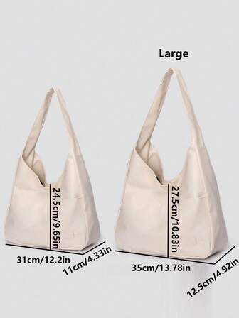 2025春夏新款大容量水桶包/单肩包/手提包，宽肩带，PU皮革材质，适合大学、工作、通勤等场合，时尚简约，大容量，纯黑色