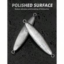 - Plomo de para Pescar con Bala de Agua Salada, plomos de Pesca de Doble Anillo, Pesas de Pesca para Pesca Inferior, 2 onzas a 48 onzas - #03 4 onzas, paquete de 3 - Ver 5