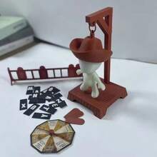 刽子手谜题游戏，多人解谜文字游戏，趣味益智游戏，提供英语和西班牙语版本，推荐大尺寸失败效果展示，家庭游戏玩具，适合圣诞节、万圣节派对，可作为小礼物赠送