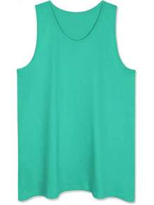 playera de tirantes para hombre, básica, casual, deportiva, para entrenamiento, gimnasio - clásico blanco gris - Ver 5