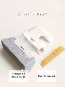 1pc Versatile Door & Window Track Cleaning Brush,Easy Grip Reusable,Groove Cleaner For Kitchens Bathrooms,Living Rooms, Ideal For Small Gaps & Frames,No Electricity Needed, Durable Plastic,Detachable Washable Head - Multicolor - View 11