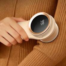 1pc 800mAh Electric Fabric Shaver, Removes Lint And Fuzz From Clothes And Sofa, With Digital Display Screen - Multicolor - View 5