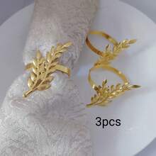 3个/5个/12个装餐巾环，酒店用品餐巾架，家居厨房餐桌装饰，通用内径，创意餐巾环，多种款式和颜色金属餐巾环，适用于日常生活、宴会、招待客人，四季皆宜 - 彩色 - 查看 29