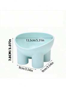 1/3pcs Elevated Pet Bowl, Non-Slip Tilted Pet Food Bowl, Suitable For Feeding Dogs And Cats To Reduce Neck Strain And Improve Digestion, 15 Degree Incline PP Cat Food Bowl - Multicolor - View 10