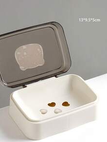 1pc Multifunctional Soap Dish/Storage Box - Multicolor - View 6