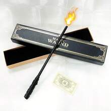 Magic Wand With Flame Effect–Shoot Fireballs Like A Real Wizard!Perfect For Halloween Prop Party Supplies - 03 - 查看 6
